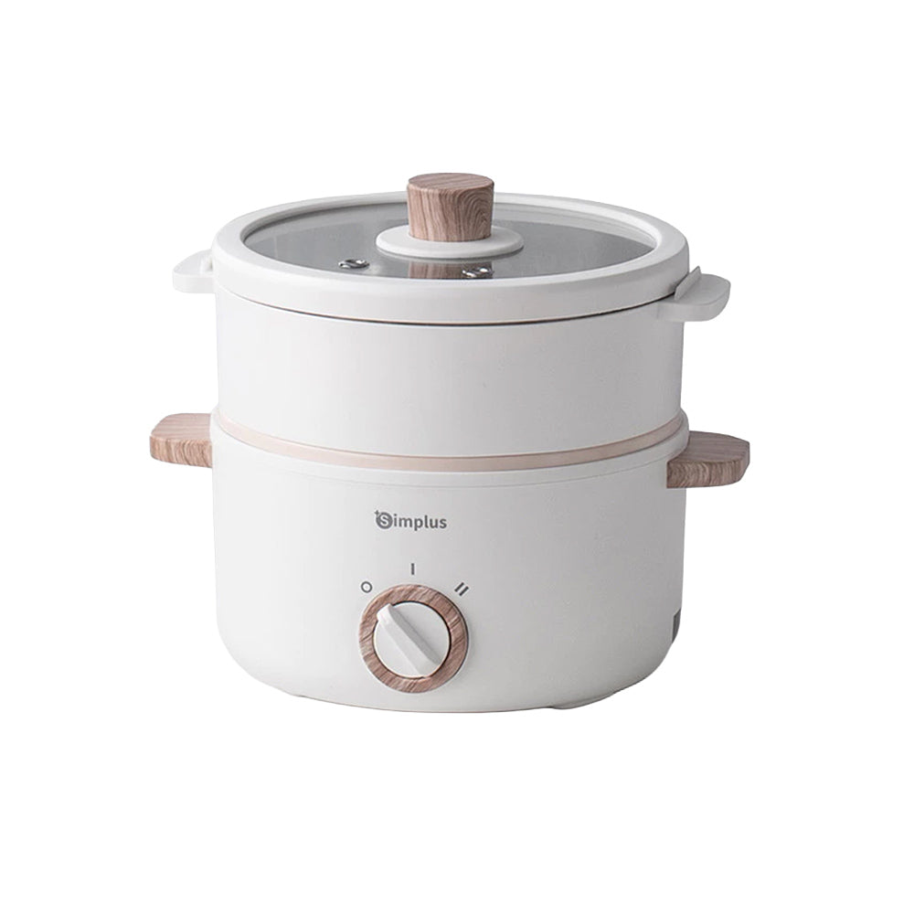【Free Gift】Branded 1.8L Multi Electric Cooker with Steamer Ceramic Coating Non Stick x 1