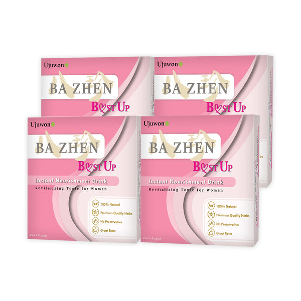 【Bundle of 4】Ujuwon Ba Zhen B.ust Up Instant Nourishment Drink 8s x 4